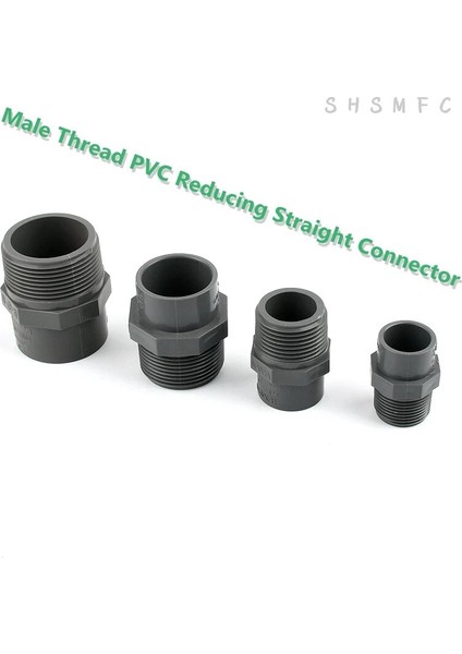 Inç 1.2 Ila 32MM Stili 1 Bilgisayar "-2.5" Ila mm Erkek Dişli Pvc Düz Konnektör Azaltıcı Bahçe Sulama Balık Tankı Adaptörü Akvaryum Aksesuarları (Yurt Dışından) fırsatları