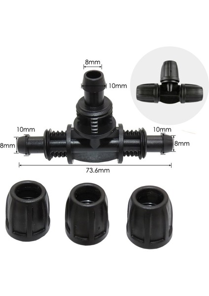 Altın Tarzı Bahçe Sulama Hortum Bağlantıları O Dikenli Kilitli Hortum Ayırıcılar Otomatik Mikro Damla Sulama Sistemi Bağlantı Elemanları (Yurt Dışından) modelleri