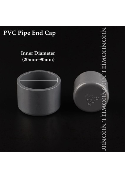 Mavi Stil 40MM Pvc Boru Tapası Için Yüksek Li Plastik Su Durdurucu Araçları Akvaryum Tüpü Uç Kapağı Bahçe Sulama Su Borusu Konnektörü (Yurt Dışından)