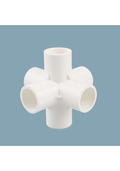 6 Yollu Stil Kimlik 25MM 1 Adet Beyaz Pvc Boru Konektörü Düz Dirsek Tee Çapraz Eklemler Su Borusu Adaptör Yolları Eklemler (Yurt Dışından)