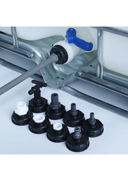 No.8 Stili Yüksek Li Ibc Tankı Adaptel Ibc Su Deposu Plastik Uydurma Redüktör Parçaları Ev Bahçe Hortumu Konnektörü (Yurt Dışından)