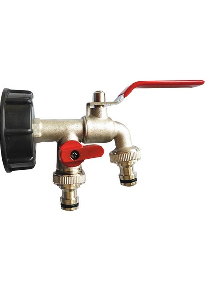Bir Stil Ibc Tank Adaptörü S60X Bahçe Hortumu Musluk Su Deposu Hortum Bağlantısı Dokunun Değiştirme Bağlantısı Bağlantı Vanası Bahçe Malzemeleri (Yurt Dışından)