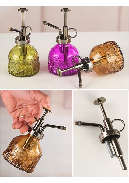 Mor Tarzı 200ML Cam Sprey Şişesi Kaymaz Büyük Kapasiteli Çiçek Su Püskürtme Şişesi Cam Sulama Kovası Kapalı Saksı Teraryumları Için (Yurt Dışından) indirimleri