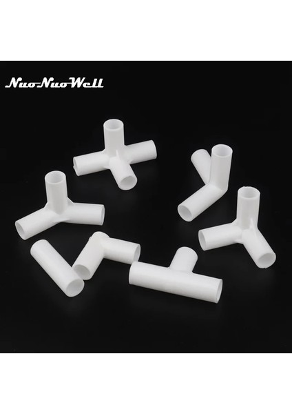 78 Derece Stili 12 mm mm Pvc Düz Dirsek Tee Konnektör Dört Yönlü Ortak Derece "pvc Boru Adaptörü Dıy Dolap Çadır Ek Parçaları (Yurt Dışından)