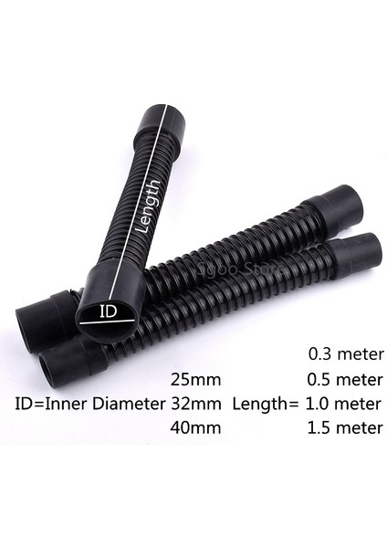 25MM x 1.5m Stili M Boyutu Akvaryum Oluklu Boru Dayanıklı Balık Tankı Giriş Çıkış Ortak Akvaryum Su Borusu Malzemeleri (Yurt Dışından) fırsatları
