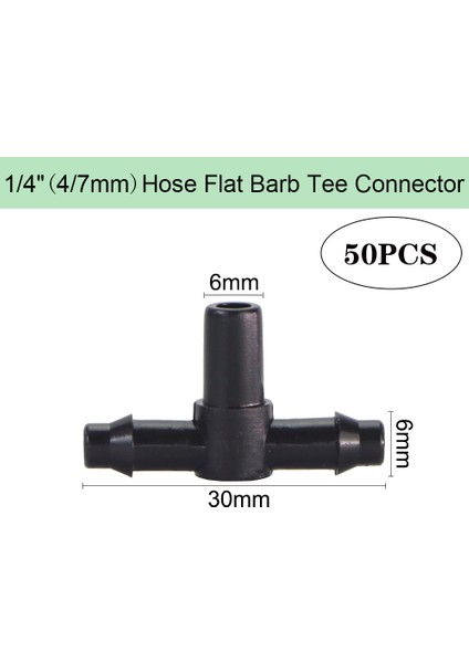 Pembe Tarzı Hortum Damlatıcı Su Tee Bağlayıcı Plastik Dikenli Boru Boru Sulama Bağlantısı Ortak Bahçe Mikro Damla Sulama Aracı (Yurt Dışından) fiyatları
