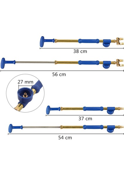 Vertica Meme Stili Bahçe Manuel Püskürtme Sulama Başlığı Opsiyonel Nozul Arayüz Pirinç Tabanca Püskürtücü Ayarlanabilir Su Basıncı Atomizasyon Püskürtücü 1 Adet (Yurt Dışından) fırsatları