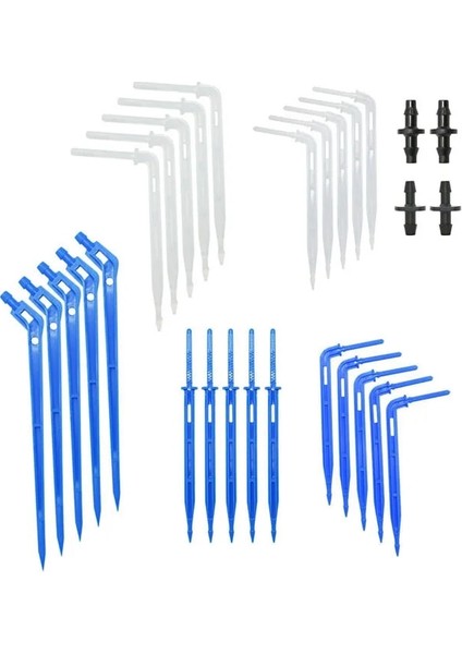 1ı4 x Konektör Stili Ok Damlatıcılar Drke Dirsek Ok Damla Yayıcı Saksı Sulama Bitkinin Köküne Sulama (Yurt Dışından)