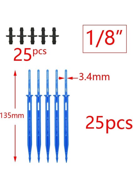 1ı4 x Konektör Stili Ok Damlatıcılar Drke Dirsek Ok Damla Yayıcı Saksı Sulama Bitkinin Köküne Sulama (Yurt Dışından) modelleri