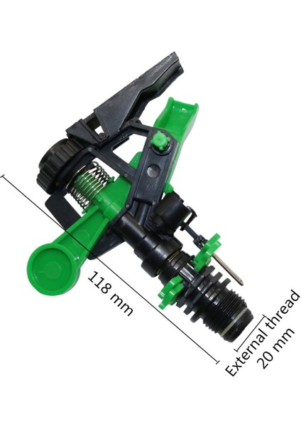 360 Açılı Döner Sprinkler ile Inç Erkek Dişli Tarım Çim Sulama Bahçe Sulama (Yurt Dışından) fiyatları