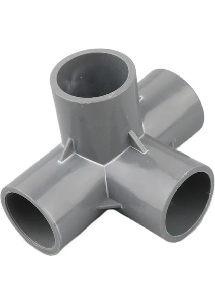 4 Yollu Stil Kimlik 25MM 1 Adet Gri Pvc Boru Bağlayıcı Düz ​​dirsek Tee Çapraz Eklemler Su Borusu Adaptör Yolları Eklemler (Yurt Dışından)