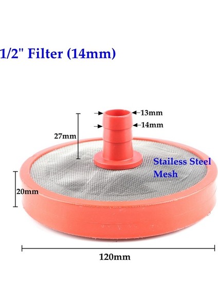 14MM Yuvarlak Stil 14 ~ 25MM Farklı Tipler Pompa Filtresi Yüksek Basınçlı Temiz Makine Elek Süzgeç Sulama Püskürtücü Emici Su Filtreleri (Yurt Dışından) fiyatları