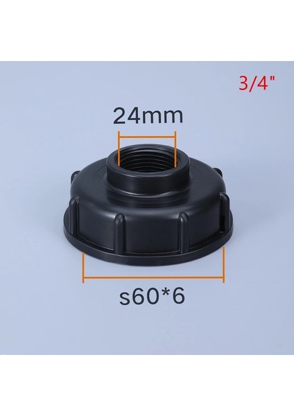 No.7 Tarzı Dayanıklı Plastik Hızlı Bağlantı Bahçe Sulama Boru Bağlantı Araçları S60 * 6 Iplik Ibc Tank Adaptörü 1 Adet (Yurt Dışından)