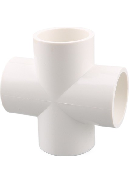 Çapraz Stil Kimlik 20MM 1 Adet Beyaz Pvc Boru Konektörü Düz Dirsek Tee Çapraz Eklemler Su Borusu Adaptör Yolları Eklemler (Yurt Dışından)