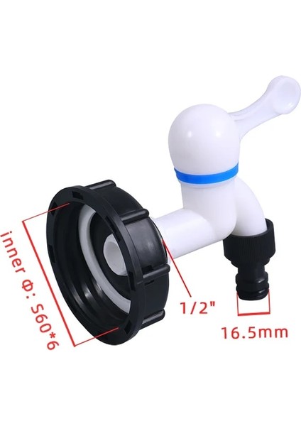 No.1 Tarzı Kalın Dişli S60X6'DAN '' '' Kaba Dişli Ibc Tank Adaptörü Musluk Vana Bağlantı Parçaları Değiştirme Aracı Ev Bahçe Konnektörü (Yurt Dışından)