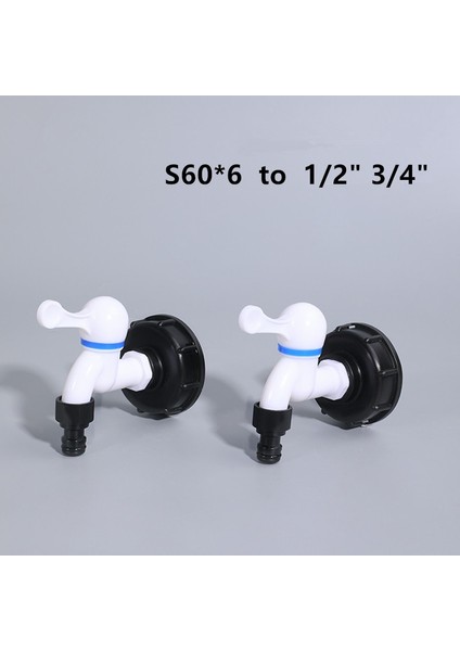 No.2 Tarzı Ibc Tank Musluğu Connectl Su Tankına Kaba Diş Adaptörü Bahçe Sulama Vanası Hortum Anahtarı Bağlantı Parçaları (Yurt Dışından)