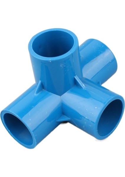 4 Yollu Stil Kimlik 20MM Mavi mm Pvc Boru Ek Parçaları Düz ​​dirsek Tee Çapraz Bağlayıcı Su Borusu Adaptör Yolları Eklemler (Yurt Dışından)