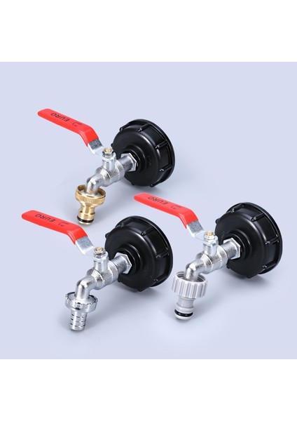 No.1 Tarzı Ibc Tank Musluk Adaptörü S60X6 Kaba Dişli Bahçe Hızlı Bağlantı Musluğu Alaşım Değiştirme Vana Bağlantı Konnektörü (Yurt Dışından)