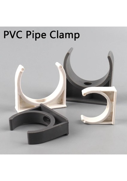 Beyaz Stil 25 mm Vc Boru Kelepçe Kimliği 20 ~ 50MM Akvaryum Balıkları Tankı Su Temini Tüpü U-Tipi Kart Brace Tutucu Sulama Borusu Sabitleme Araçları (Yurt Dışından) fiyatları