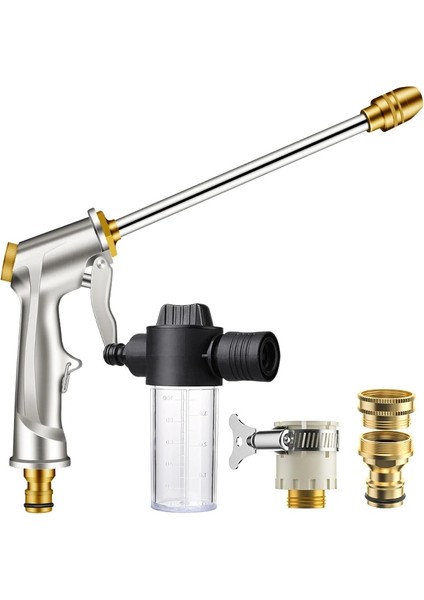 Mor Tarzı Bahçe Hortumu Memesi Yüksek Basınçlı Püskürtme Memesi Temizleyici Sabunluk Şişesi Kar Köpüğü Su Tabancası Sulama Püskürtücü Araba Yıkayıcı (Yurt Dışından)