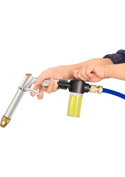 Mor Tarzı Bahçe Hortumu Memesi Yüksek Basınçlı Püskürtme Memesi Temizleyici Sabunluk Şişesi Kar Köpüğü Su Tabancası Sulama Püskürtücü Araba Yıkayıcı (Yurt Dışından) modelleri