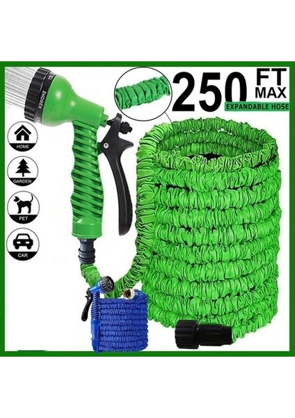 Turuncu Tarzı 75FT-22.5M Uzatılmış Genişletilebilir Bahçe Su Tabancası Hortumu Ft Sihirli Pvc Makara Borusu Witraying Modu Bahçe Çiftliği Sulama Için Su Tabancası Araba Yıkama (Yurt Dışından) modelleri