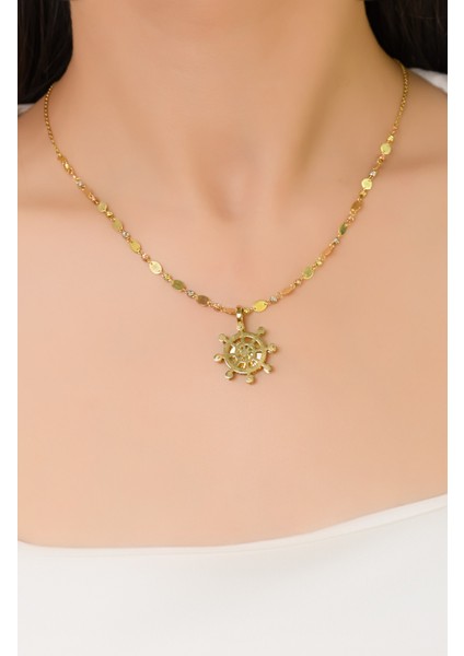 Dümen Kolye 14 Ayar A051695