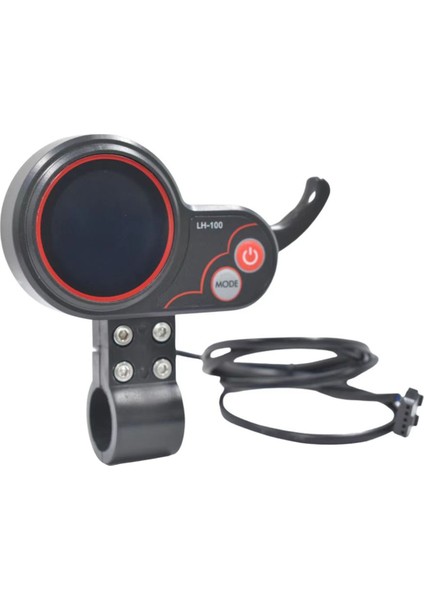 LH100 LCD Ekran Gösterge Paneli 24V-60V Gaz Kelebeği Ölçer Kugoo Elektrikli Scooter/ebike Hız Göstergesi (Sm Fiş 6pın) (Yurt Dışından) indirimleri