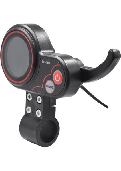 LH100 LCD Ekran Gösterge Paneli Gaz Ölçer 24 V-60 V Kugoo Elektrikli Scooter Ebike LCD Ekran Hız Göstergesi (6pın) (Yurt Dışından)