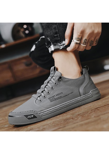 Erkek Düşük Top Kanvas Ayakkabılar (Yurt Dışından) modelleri