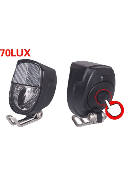 Elektrikli Bisiklet 6V-80V LED 2W 70LUX Ön Işık Su Geçirmez Elektrikli Bisiklet E-Bisiklet Far Ön Işık Başkanı Işık Lambası (Yurt Dışından)