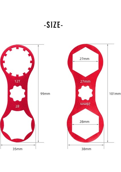 Mtb Bisiklet Ön Çatal Amortisör Tamir Aracı Bisiklet Anahtarı Suntour Xcm Xcr Xct Rst Çatal Temizleme Aracı B (Yurt Dışından)