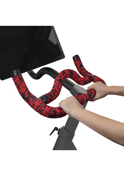 Peloton Bisiklet ve Peloton Plus Için Kamuflaj Bisiklet Gidon Bantları Bitirme Bantları ile Bisiklet Eğitimi Bisiklet Bar Bandı (Yurt Dışından)