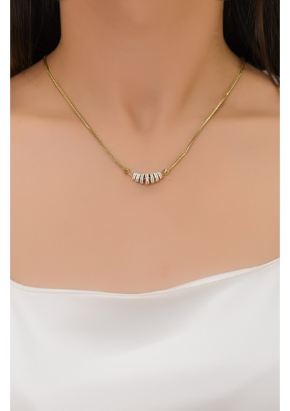 Mineli Tasarım Kolye 14 Ayar A064543