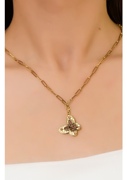 Kelebek Kolye 14 Ayar A051137 fiyatları