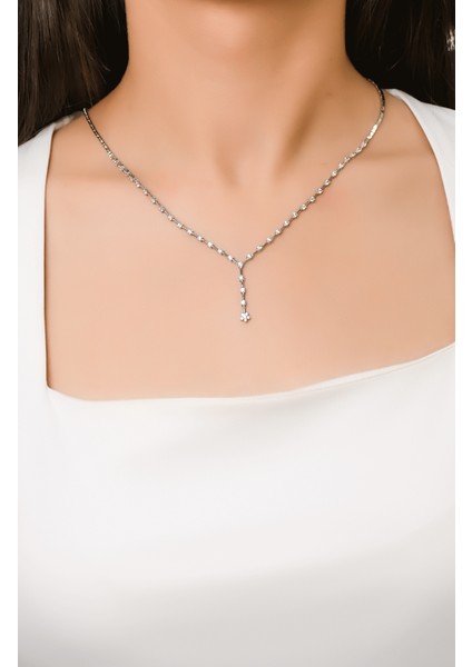 Çiçekli Kolye 14 Ayar A043419