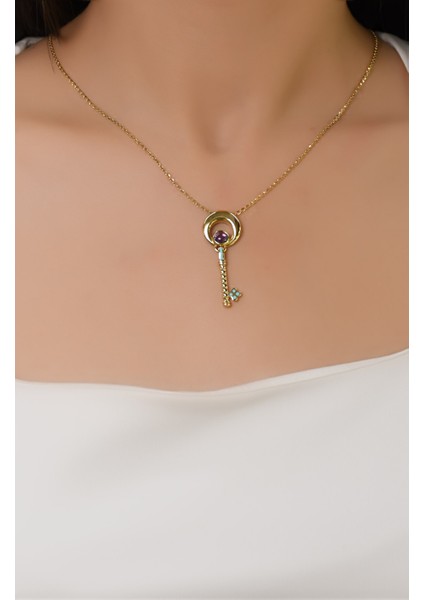 Anahtar Kolye 14 Ayar A059757