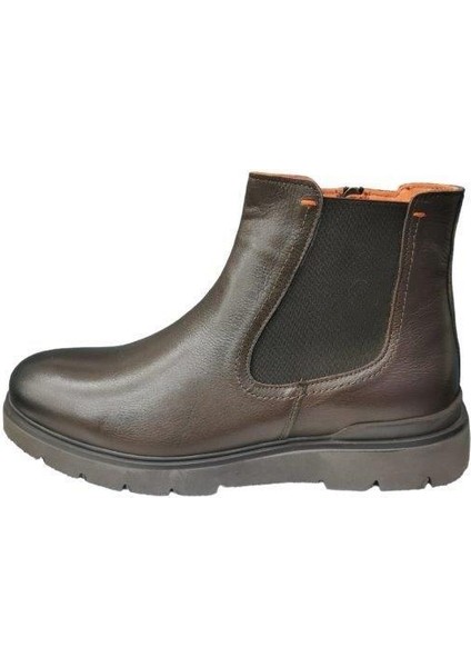 Freefoot Kahverengi Fermuarlı Erkek Bot