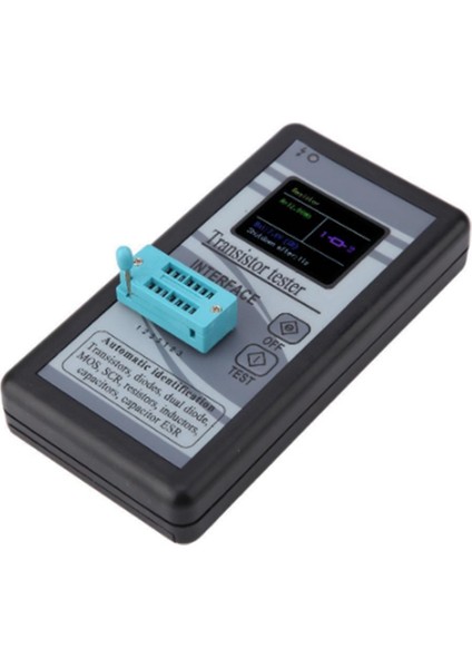 Çok M328 Transistör Test Cihazı Diyot Tristör Kapasite Direnç Endüktans Mosfet Esr Metre LCD Dijital (Yurt Dışından)