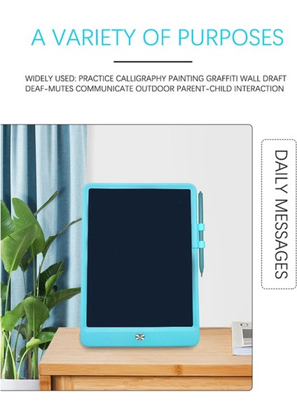 10 Inç LCD Çizim Tableti Çocuk Oyuncakları Boyama Araçları Elektronik Yazı Tahtası Çocuklar Için Eğitici, Pembe (Yurt Dışından) modelleri