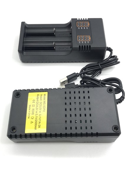 2 Yuvalı Akıllı 18650 Şarj Cihazı Lityum Pil Şarj Cihazı Evrensel Pil USB Şarj Aleti Şarj Edilebilir Pil Için Akıllı Şarj Cihazı (Yurt Dışından) fiyatları