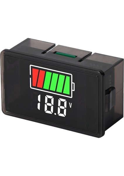 Pil Şarj Seviyesi Göstergesi Lityum Pil Kapasitesi Ölçer Test Ekranı LED Test Cihazı Voltmetre, Sıradan Tip Dc 8-100V (Yurt Dışından) fırsatları