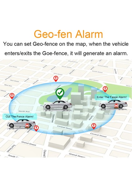 Araç Gps Takip Cihazı Mini Gps Araç Araba Motosiklet Takip Cihazı Takip Cihazı Bulucu Kolay Kurulum Gps+Lbs+Agps (Yurt Dışından)