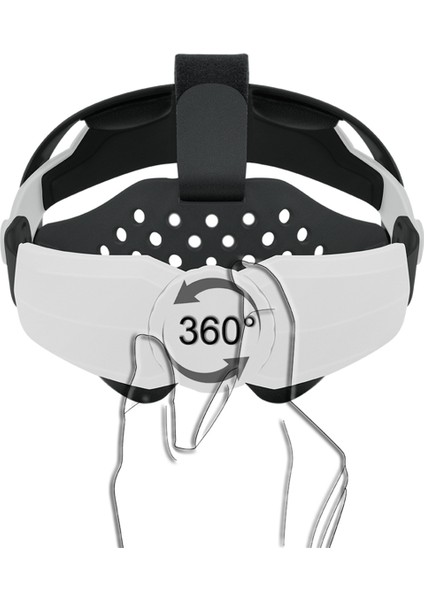 3 Vr Kulaklık Için Vr Kafa Bandı Meta 3 Vr Aksesuarları Için Konforu Artırın Ayarlanabilir Kafa Bandı (Yurt Dışından) fırsatları
