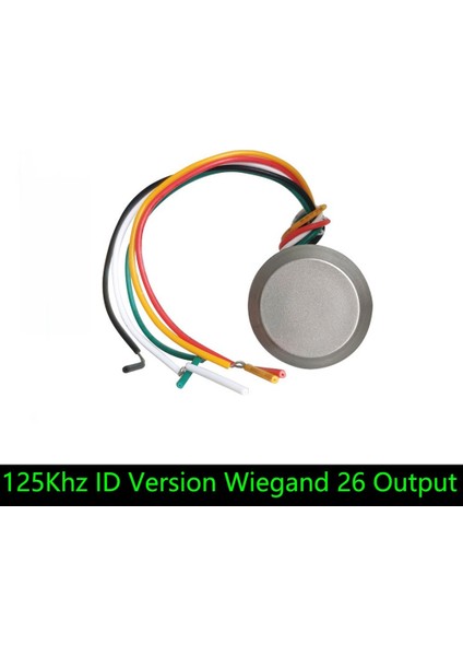 Rfıd Kart Okuyucu Küçük Mini Metal Erişim Kontrolü IP65 Su Geçirmez 125KHZ Id Erişim Kontrolü Kart Okuyucusu WG26 ile (Yurt Dışından)