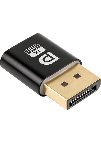 4K Displayport Kukla Fiş Dp Sanal Ekran Adaptörü Edıd Başsız Hayalet Emülatörü Pc Grafik Ekran Kartı Için (Yurt Dışından)