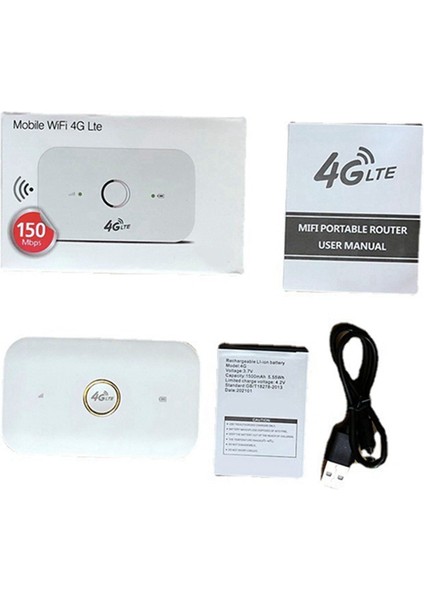 4g Kablosuz Taşınabilir Kullanışlı Şarj Yönlendiricisi, Taşınabilir Wifi, Araç Içi Internet Erişimi Çoklu Frekans Bantları, B (Yurt Dışından)