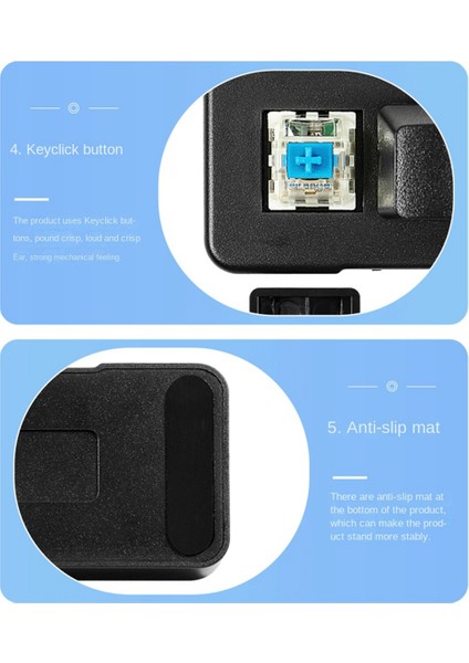 USB Özel Programlama Makro Düğme Klavye 3 Tuşlar Kopyala Yapıştır Mini Düğme Photoshop Oyun Mekanik Klavye Beyaz (Yurt Dışından) fırsatları