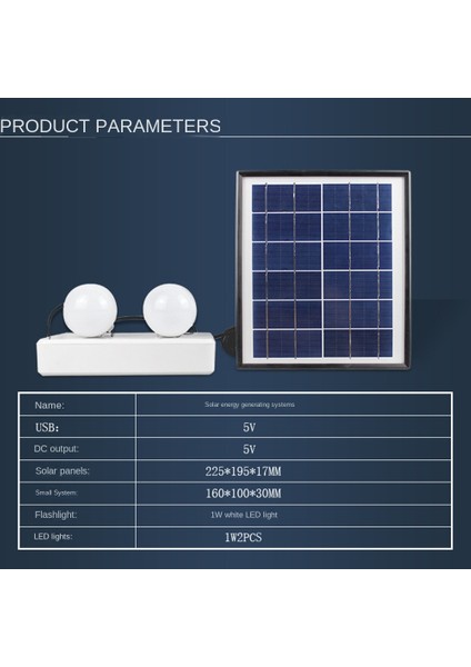 Güneş Paneli Işık 2 Ampul Seti Kamp Solar Şarj Cihazı Enerji Tasarruflu Güneş Işığı Açık Kapalı Şarj Edilebilir LED Işık (Yurt Dışından) fırsatları