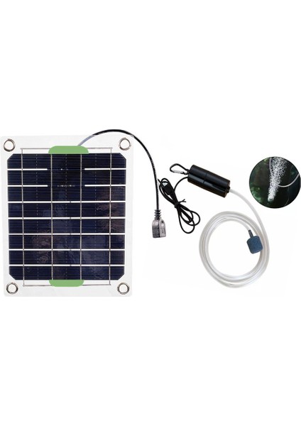 20W Akvaryum Hava Pompası Güneş Enerjisi Oksijenatör Balık Tankı Oksijen Pompası USB Şarj Gölet Su Pompası (Yurt Dışından) fiyatları